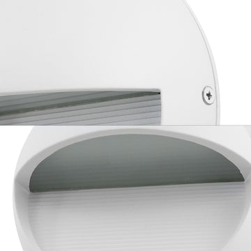 Orbe 6.25" Outdoor Metal/Glass Integrated LED Wall Sconce